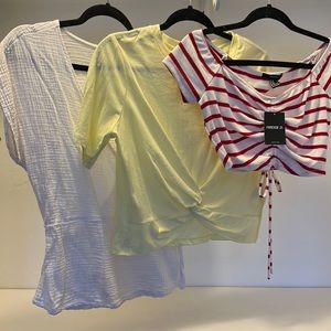 Old Navy & Forever 21 - 3 tops size Medium